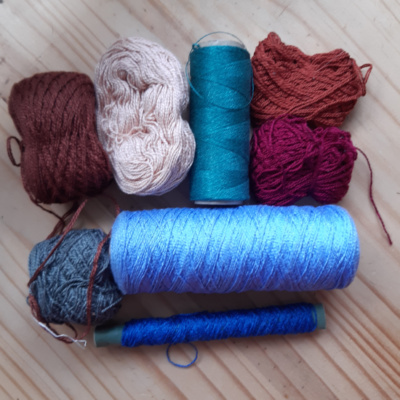 A selection of cotton and linen thread
